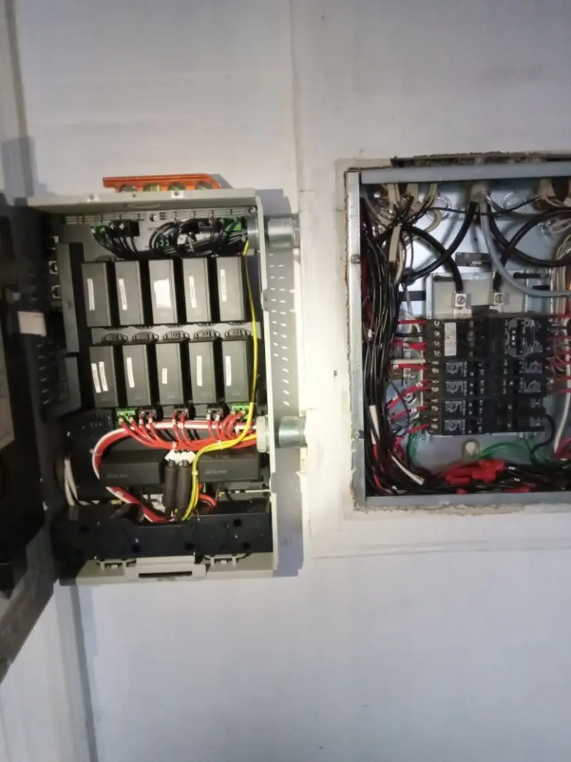Electrical panel upgrade completed for Security Camera Wiring in Dania Beach